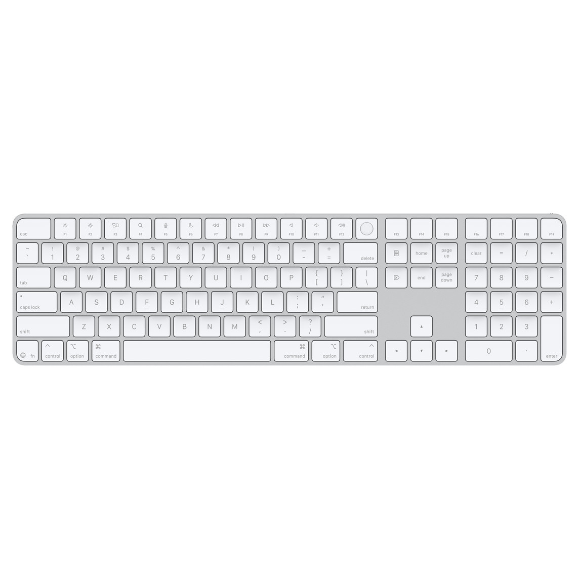 Magic Keyboard with Touch ID|(USB–C)| International English-White