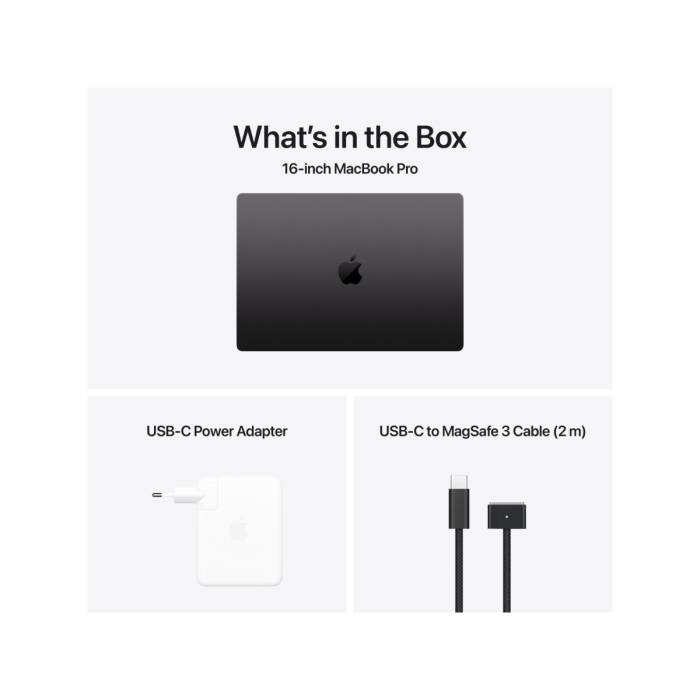 MacBook Pro 16-inch | Apple M4 Max chip | 14‑core CPU 32‑core GPU| 36GB RAM | 1TB SSD - Space Black - Image 5