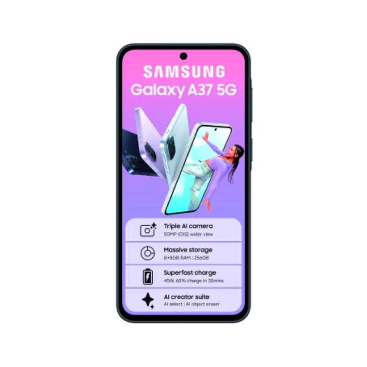 Samsung Galaxy A37-Charcoal-256GB - Image 2